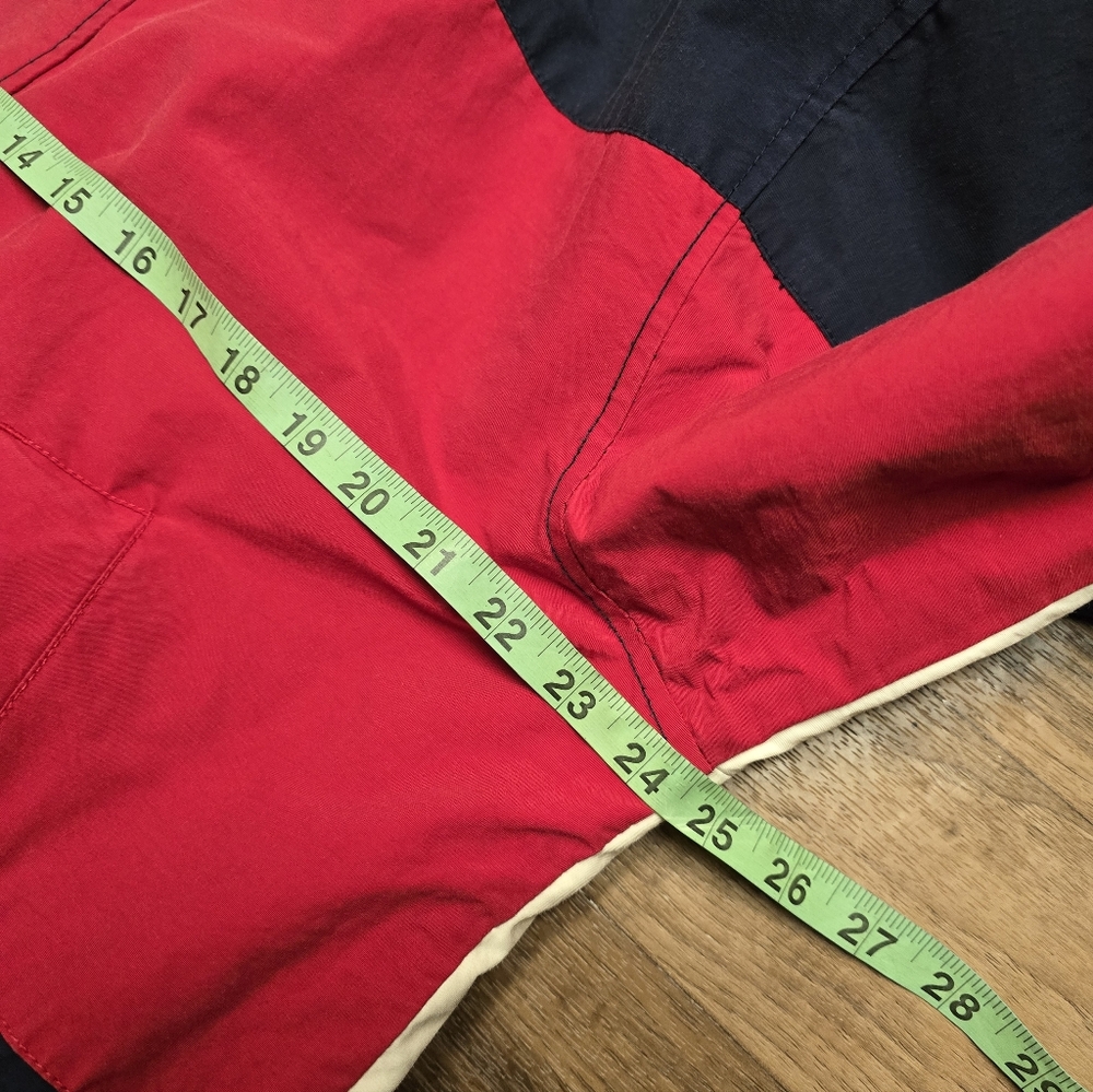 Vintage Tommy Hilfiger Big Flag Windbreaker Reversible Jacket Sz L - Picture 6 of 8